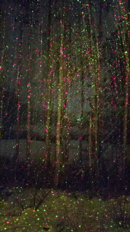 Laser Lights  The Snow