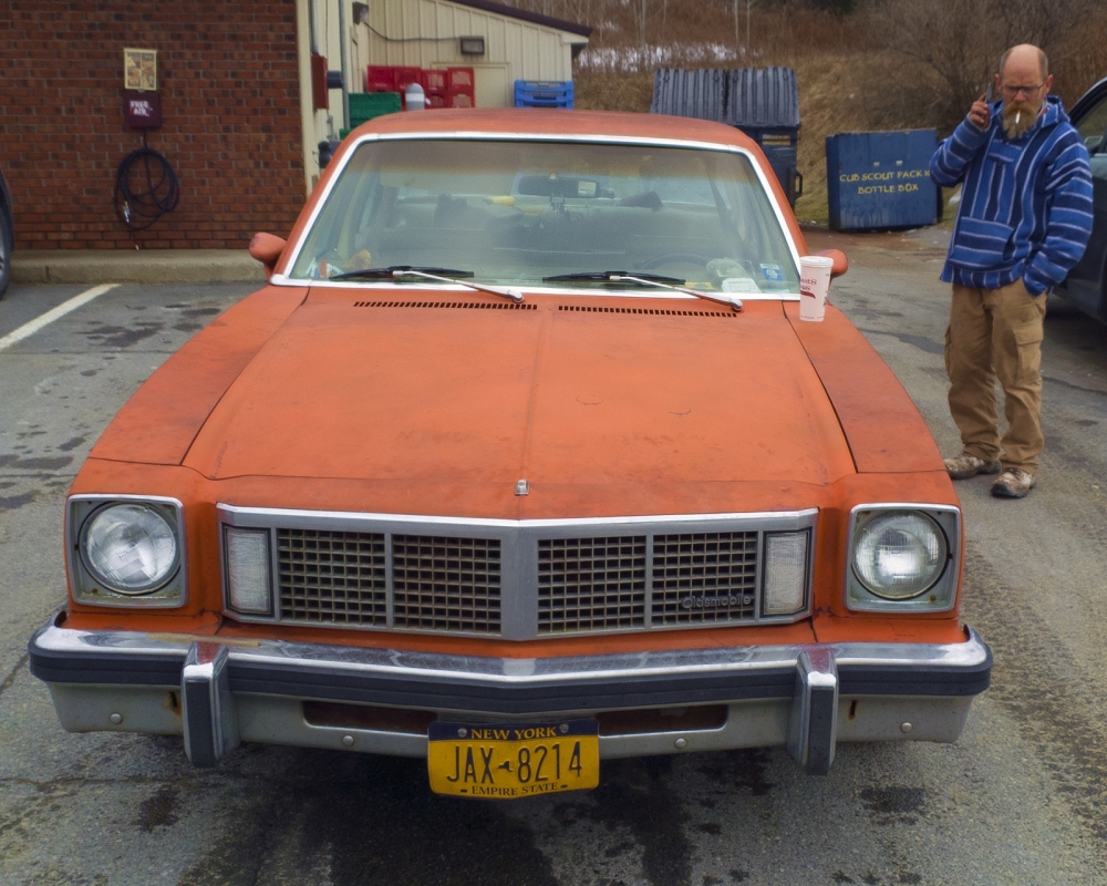 Orange Oldsmobile Omega
