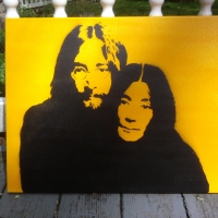 John Yoko Stencil