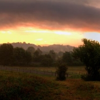 Sunrise on Burger Hill