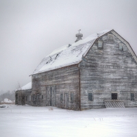 Winter Barn