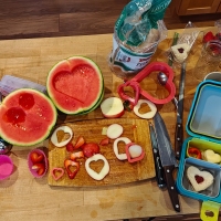 Valentine's Day Lunch Prep