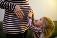 Fay Is Holding  Onto Mamas Belly