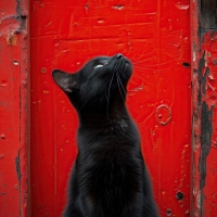 Black on Red