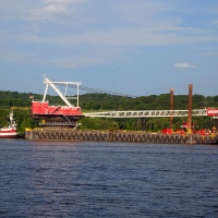 The Largest Revolving Floating Crane on the East Coast