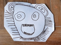 ROAR!  (Lion Mask by Fay)