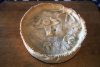 Creamy Vegetable & Halloumi Pie