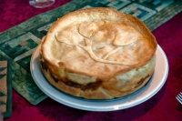 Creamy Vegetable Halloumi Pie