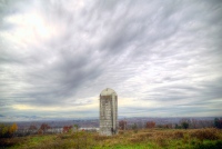 A Silo Pinkish Blueish
