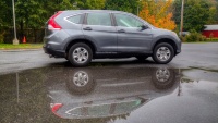 A Puddle and a New Car