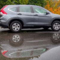 A Puddle and a New Car