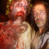 Me and Zombie Jesus with Mr Easter Bunny