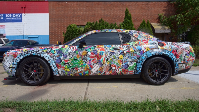 Sticker Bombed