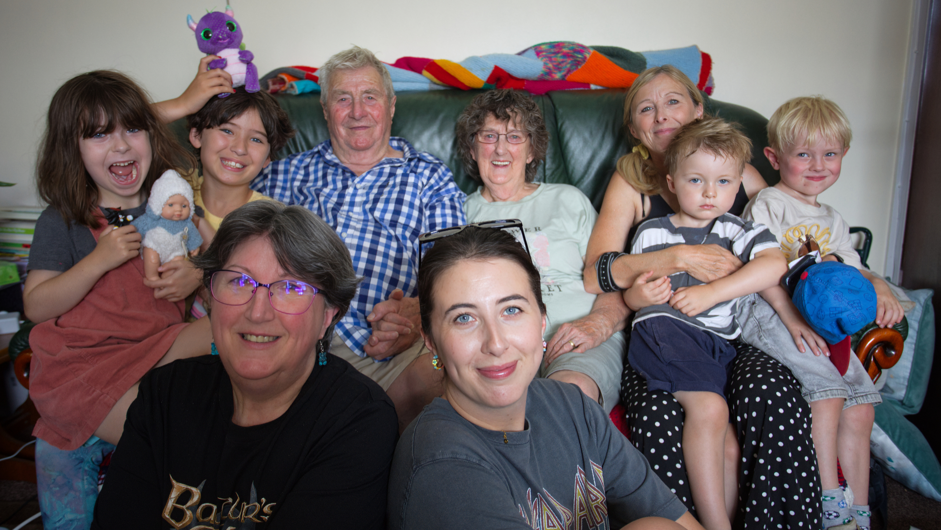Four Generations One Sofa