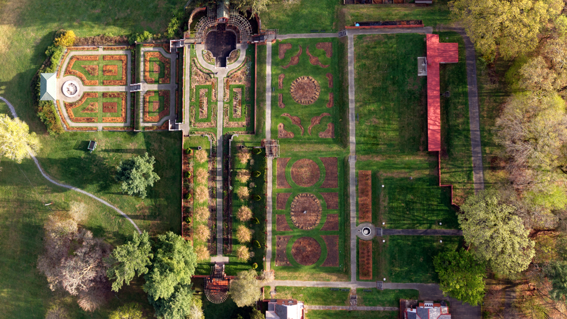 Formal Gardens at Vanderbilt Mansion